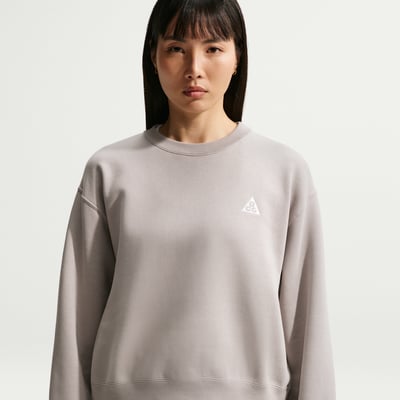 Nike ACG 'Tuff Fleece' Women's Therma-FIT Crew-Neck Sweatshirt "College Grey" | Kvinnor | | 01 | SPORTSHOWROOM