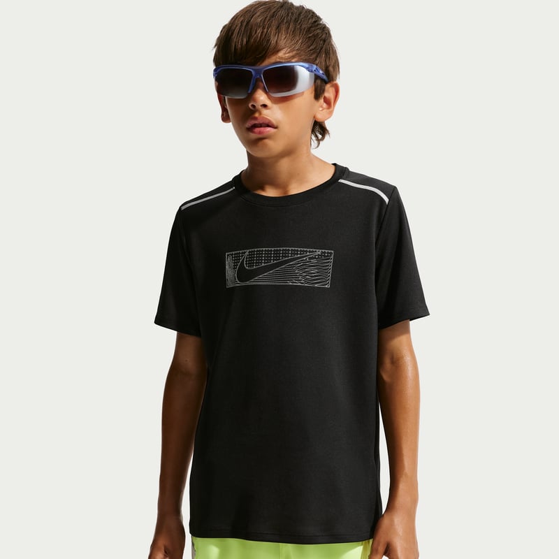 Camiseta Nike Miler "Black" | Niños | | 01 | SPORTSHOWROOM