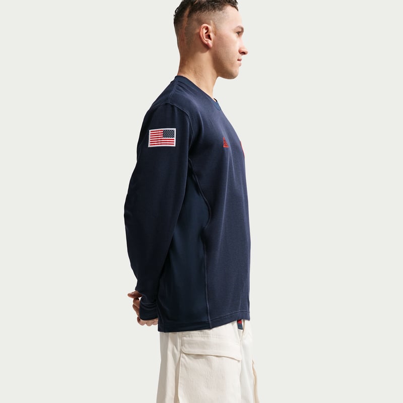 Nike ACG x United States Paralympic Team Dri-FIT ADV Topp "Obsidian & Chile Red" | Herre | | 03 | SPORTSHOWROOM