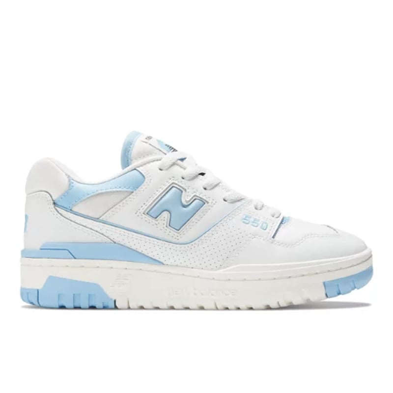 ウィメンズ New Balance 550 Summer Fog Dusk Blue New Balance 550 UNC White Dusk Blue (W) | Women's Size 7.5