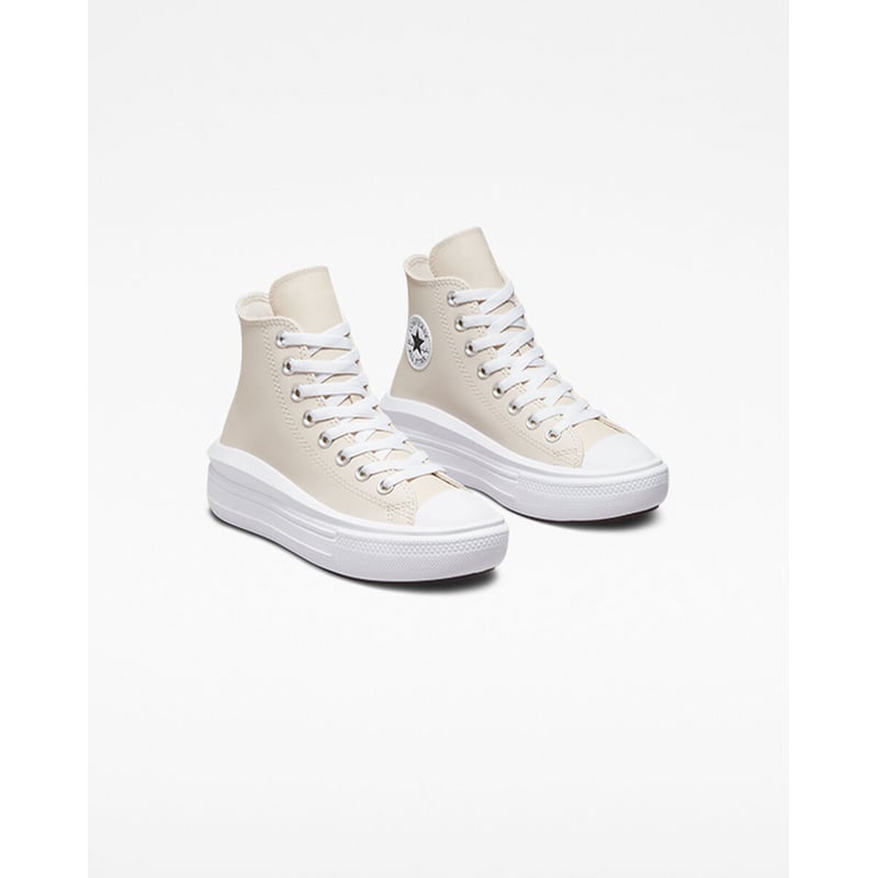 Converse Chuck Taylor All Star Move Platform Coated Leather A04254C 05