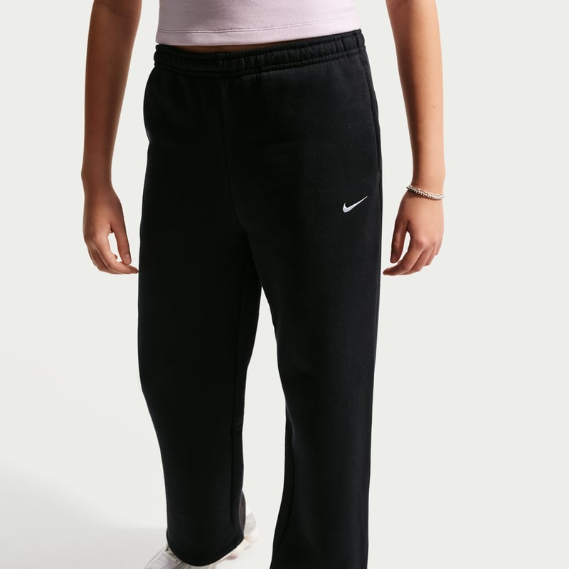 Hlace Nike Studio Fleece Open-Hem "Black & White" | Djeca | | 01 | SPORTSHOWROOM