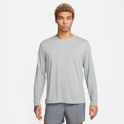 Camiseta Nike Miler Dri-FIT Long-Sleeve "Grey Fog & Particle Grey" | Hombre | Correr | 01 | SPORTSHOWROOM