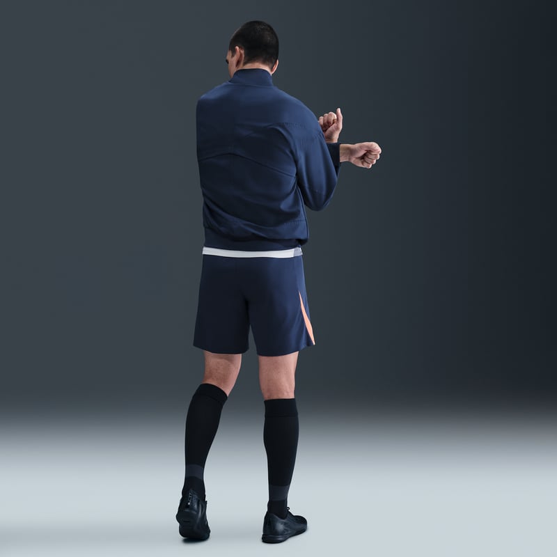Nike F.C. Barcelona Strike Third Dri-FIT Total 90 Knit Shorts "Midnight Navy & Bright Mango" | Men | Football | 04 | SPORTSHOWROOM