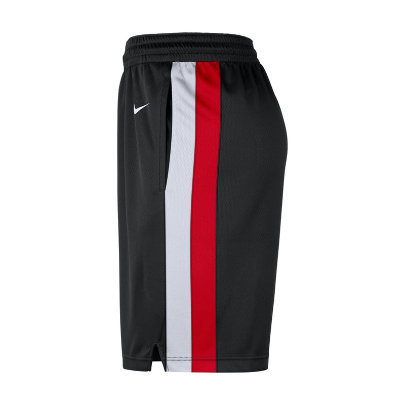 Nike Portland Trail Blazers Icon Edition 2025/26 Dri-FIT NBA Swingman Shorts "Black & White" | Men | SportStyle | 03 | SPORTSHOWROOM