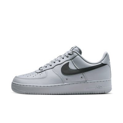 Sneakersy Nike Air Force 1 '07 LV8 Ripstop "Wolf Grey & Dark Smoke Grey" | Mezczyzni | Sportstyle | 01 | SPORTSHOWROOM