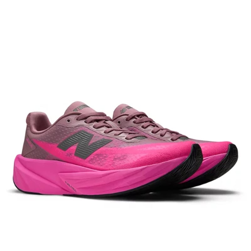 Tekaški copati New Balance FuelCell Rebel v5 "Pink Heat & Rosewood" | Ženske | Tek | 02 | SPORTSHOWROOM