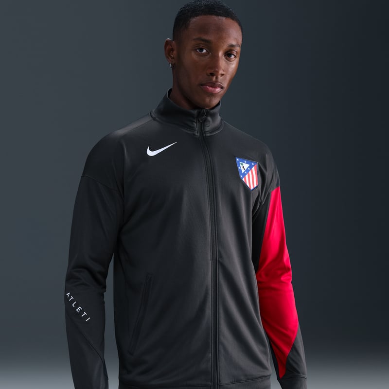 Nike Atlético Madrid Strike Third Dri-FIT Total 90 Knit Tracksuit "Anthracite & Sport Red" | Men | Football | 02 | SPORTSHOWROOM
