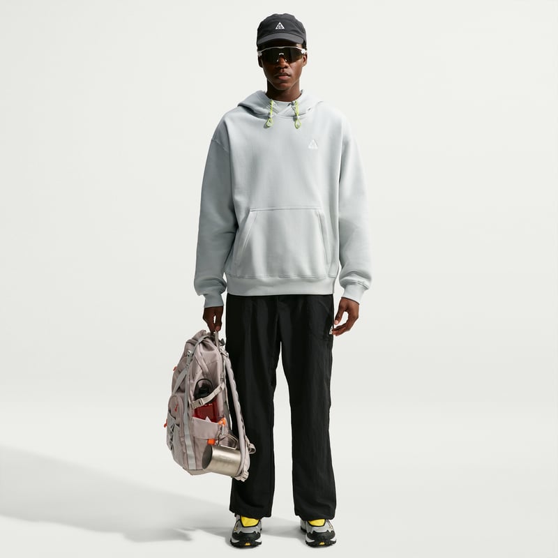 Nike ACG "Tuff Fleece" Pullover Huvtroja "Light Silver" | Män | | 04 | SPORTSHOWROOM