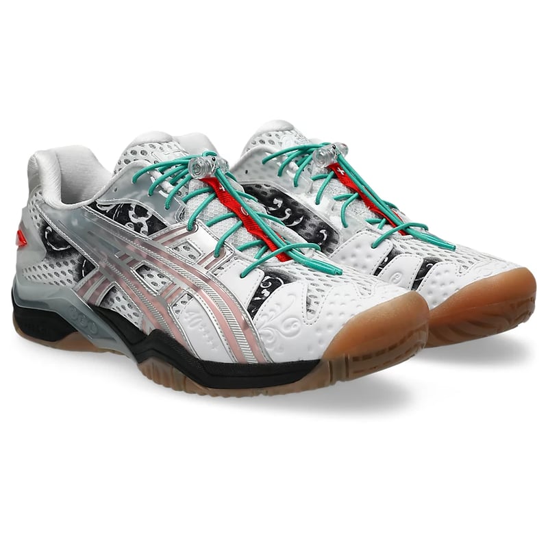 Chaussures de tennis ASICS Gel-Resolution 5 x Little Tokyo Table Tennis "White & Red" | Homme | Tennis | 02 | SPORTSHOWROOM
