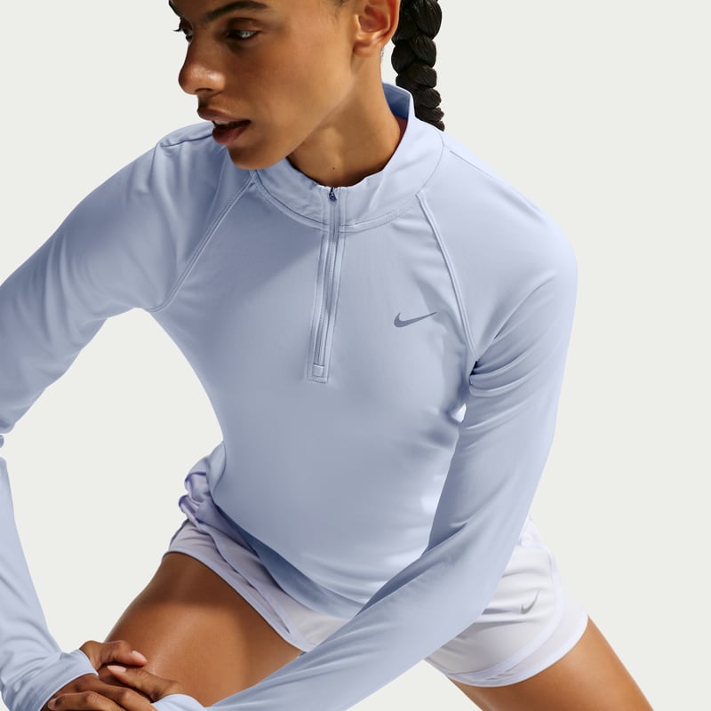 Haut Nike Tempo Dri-FIT 1/4-Zip "Palest Purple" | Femme | Course à pied | 03 | SPORTSHOWROOM