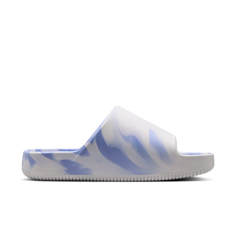 Nike Calm 2.0 Marbled Slide sneakers "Football Grey & Aluminium" | Dame | Sportstyle | 04 | SPORTSHOWROOM