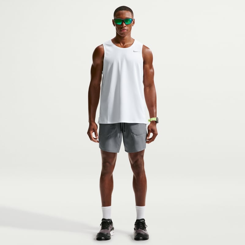 Nike Miler Dri-FIT Tank Top "White" | Men | Running | 04 | SPORTSHOWROOM