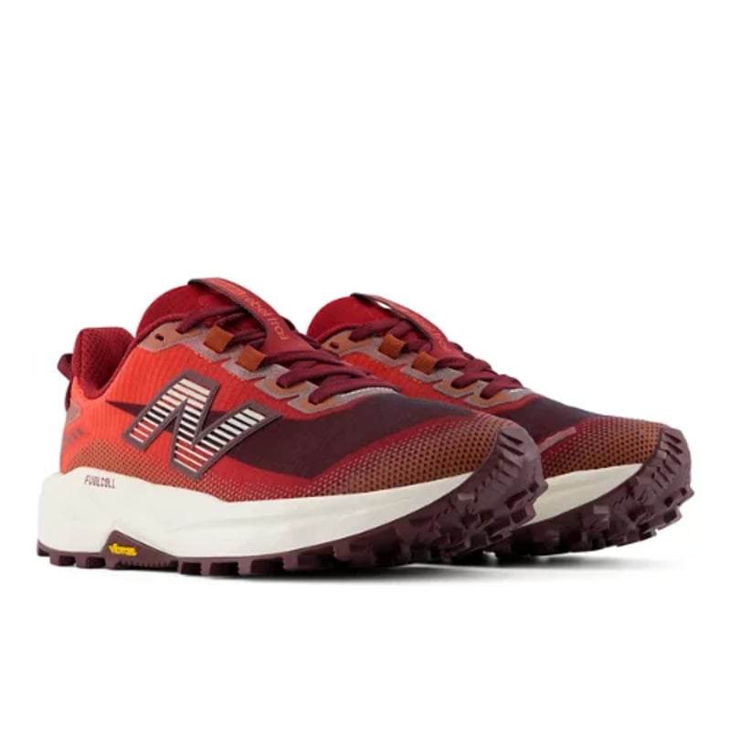 Tekaški copati New Balance FuelCell Rebel Trail "Podium Red & Neo Flame" | Ženske | Tek | 02 | SPORTSHOWROOM