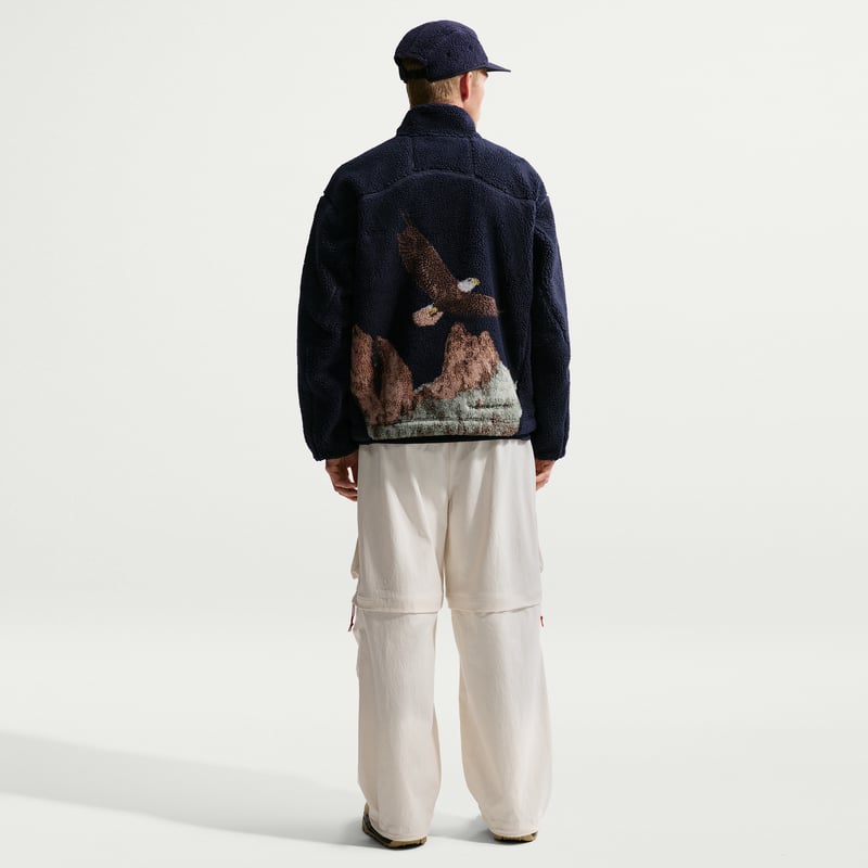 Nike ACG USA Therma-FIT ADV Windproof Full-Zip Fleece Jakke "Obsidian & Blue Lagoon" | Herre | | 05 | SPORTSHOWROOM