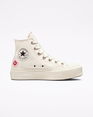 Converse Chuck Taylor All Star Lift Platform High ‘Floral Embroidery’ A02198C 01