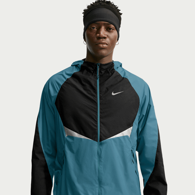 Nike Stride Therma-FIT Repel Winterized Jacke "Smoky Blue & Dark Smoke Grey" | Herren | Laufen | 01 | SPORTSHOWROOM
