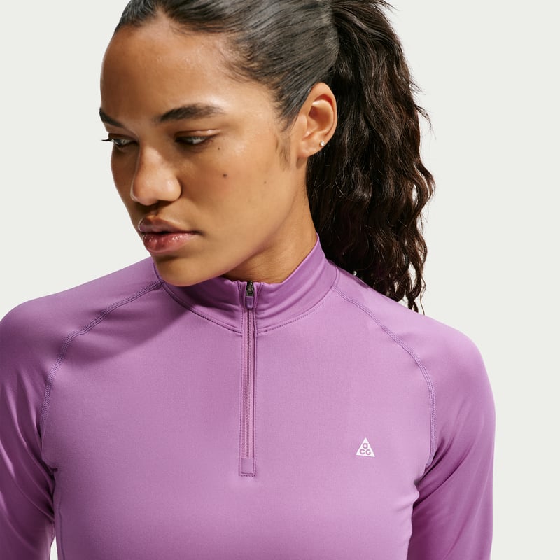 Nike ACG "Wildsee" Dri-FIT 1/4-Zip Topp "Monarch Purple" | Kvinnor | Vandring | 01 | SPORTSHOWROOM