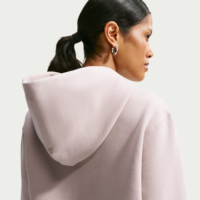 Nike Studio Fleece Medium Weight Pullover Hettegenser "Cream II & Sail" | Dame | | 01 | SPORTSHOWROOM