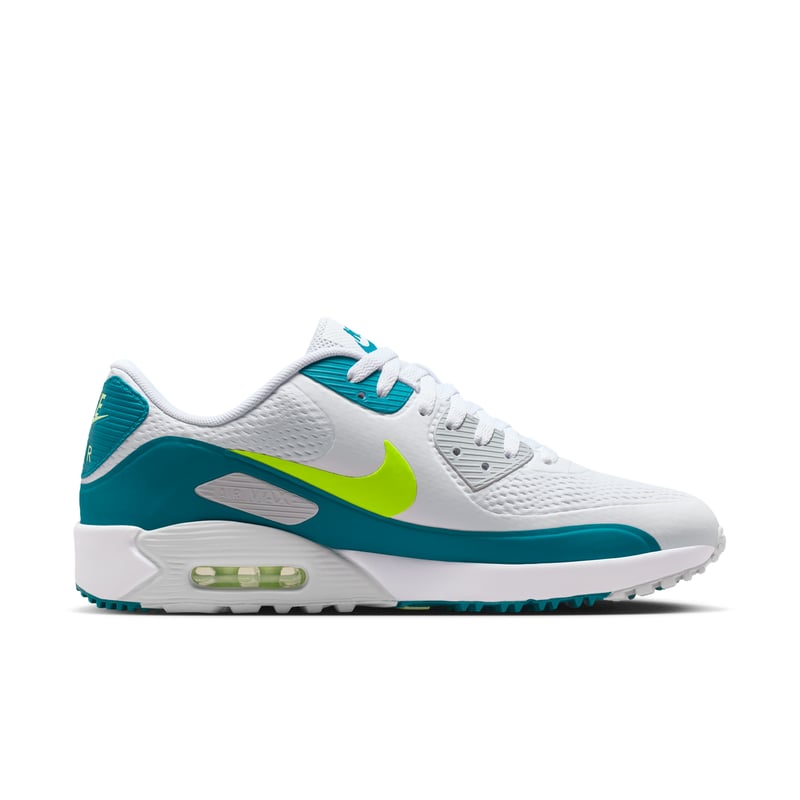 Buty do golfa Nike Air Max 90 G "White & Bright Spruce" | Mezczyzni | Golf | 03 | SPORTSHOWROOM