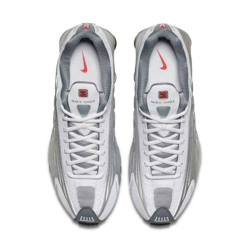 Nike Shox R4 Retro Metallic Silver Comet Red BV1111 100 SPORTSHOWROOM