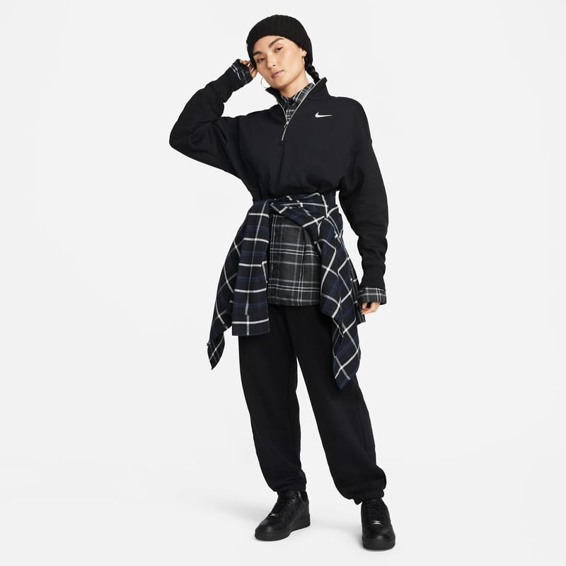 Nike Phoenix Fleece 1/4-Zip Cropped DQ5767-010 07