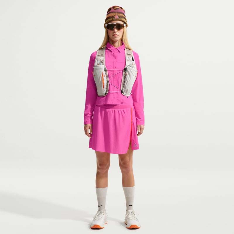 Nike ACG 'High Stakes' Skort "Desert Pink & Light Crimson" | Women | Hiking | 01 | SPORTSHOWROOM