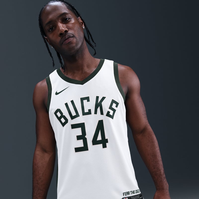 Nike Milwaukee Bucks Association Edition Dri-FIT NBA Swingman DN2084-100 03
