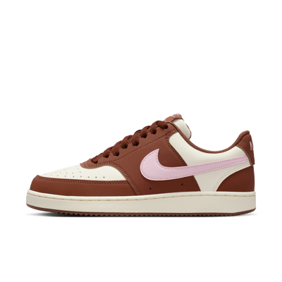 Nike Court Vision Low runners "Soft Pearl & Fauna Brown" | Women | Sportstyle | 01 | SPORTSHOWROOM
