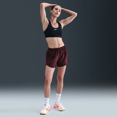 Short Nike Tempo Dri-FIT Brief-Lined "Burgundy Crush" | Femme | Course à pied | 01 | SPORTSHOWROOM