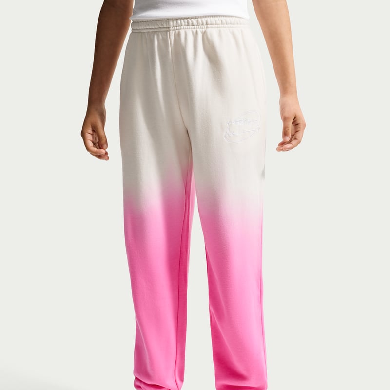 Nike Studio Fleece Loose Bukse "Sail & Playful Pink" | Barn | | 01 | SPORTSHOWROOM