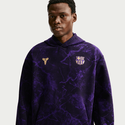 Pulover s kapuco Nike Kobe FC Barcelona Away Pullover "Black & Metallic Gold" | Moški | Nogomet | 01 | SPORTSHOWROOM