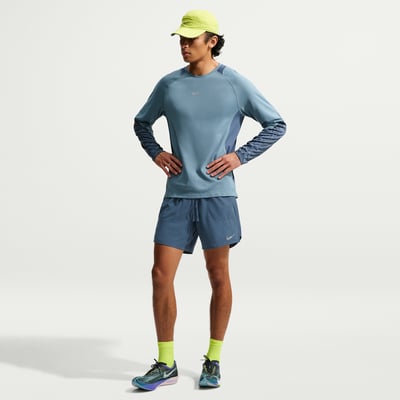 Nike Stride Dri-FIT 7" 2-in-1 Shorts "New Slate" | Herren | Laufen | 01 | SPORTSHOWROOM