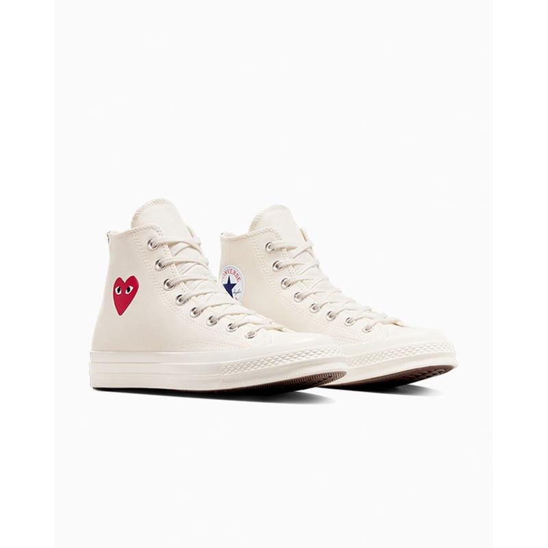 Converse Chuck 70 High x Comme des Garçons PLAY ‘Single Heart’ A08800C 05