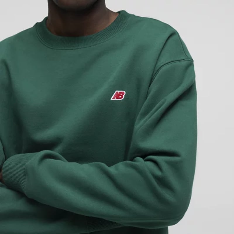 New Balance Made in USA Core Crewneck Pulover "Marsh Green" | Férfi | | 01 | SPORTSHOWROOM