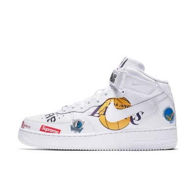 Nike Air Force 1 Mid '07 x Supreme x NBA AQ8017-100