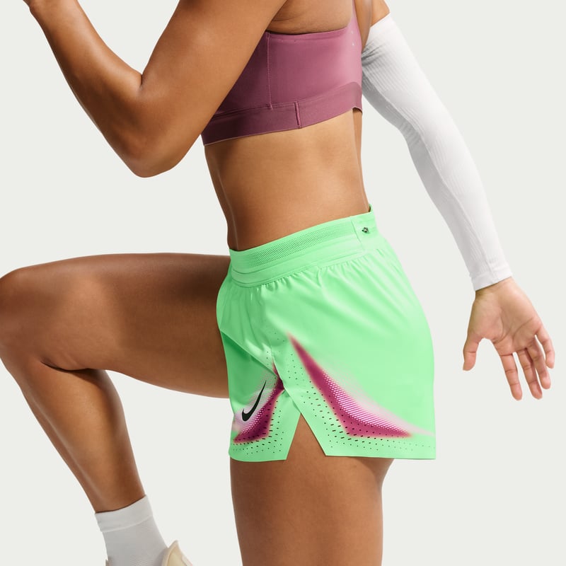Nike AeroSwift Dri-FIT ADV Brief-Lined 7" Shorts "Illusion Green" | Damen | Laufen | 04 | SPORTSHOWROOM