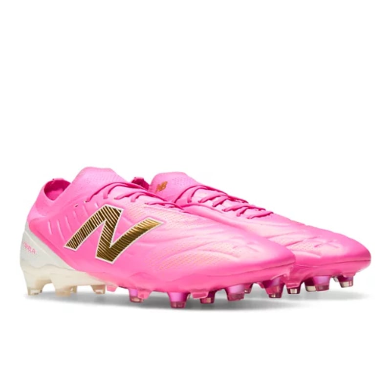 Scarpe da calcio New Balance Tekela Elite Low FG v5 "Pink Heat & Metallic Gold" | Uomo & Donna | Calcio | 02 | SPORTSHOWROOM