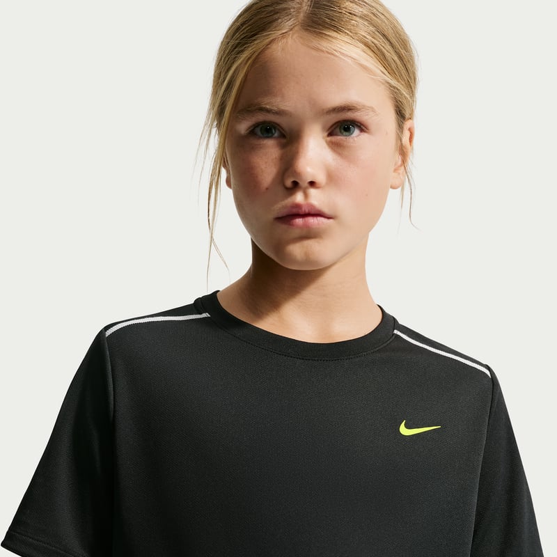 Maillot Nike Miler Dri-FIT "Black & Lemon Venom" | Enfant | | 02 | SPORTSHOWROOM