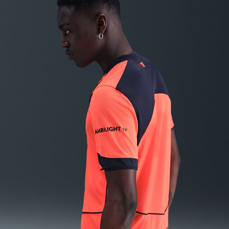 Nike F.C. Barcelona 2025/26 Stadium Third Dri-FIT Total 90 Replica Shirt "Bright Mango & Midnight Navy" | Men | Football | 02 | SPORTSHOWROOM