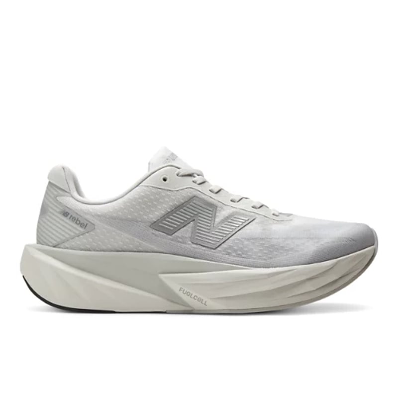 Tekaški copati New Balance FuelCell Rebel v5 "Grey Matter & Silver Metallic" | Moški | Tek | 00 | SPORTSHOWROOM