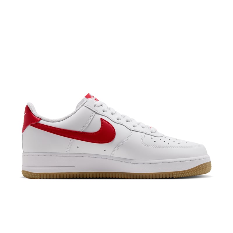 Superge Nike Air Force 1 '07 "White & Challenge Red" | Moški | Sportstyle | 03 | SPORTSHOWROOM