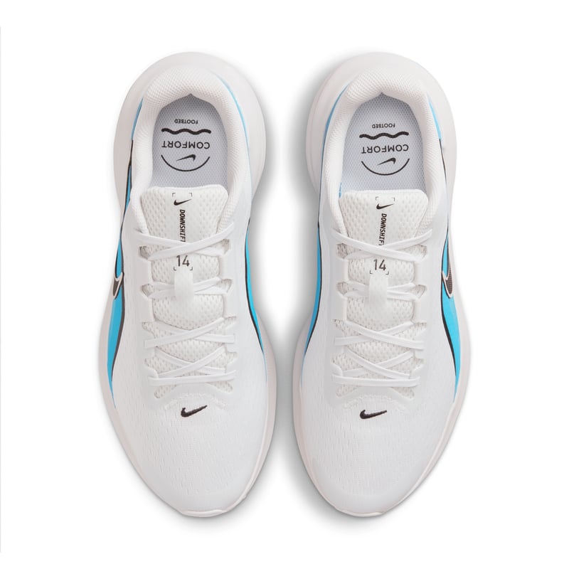 Обувки Nike Downshifter 14 "White & Glacier Blue" | Мъже | Бягане | 04 | SPORTSHOWROOM