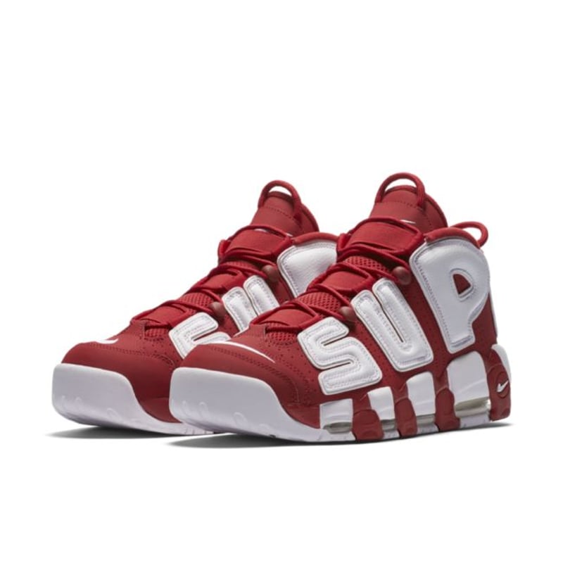 Nike Air More Uptempo x Supreme Varsity Red 902290 600 SPORTSHOWROOM