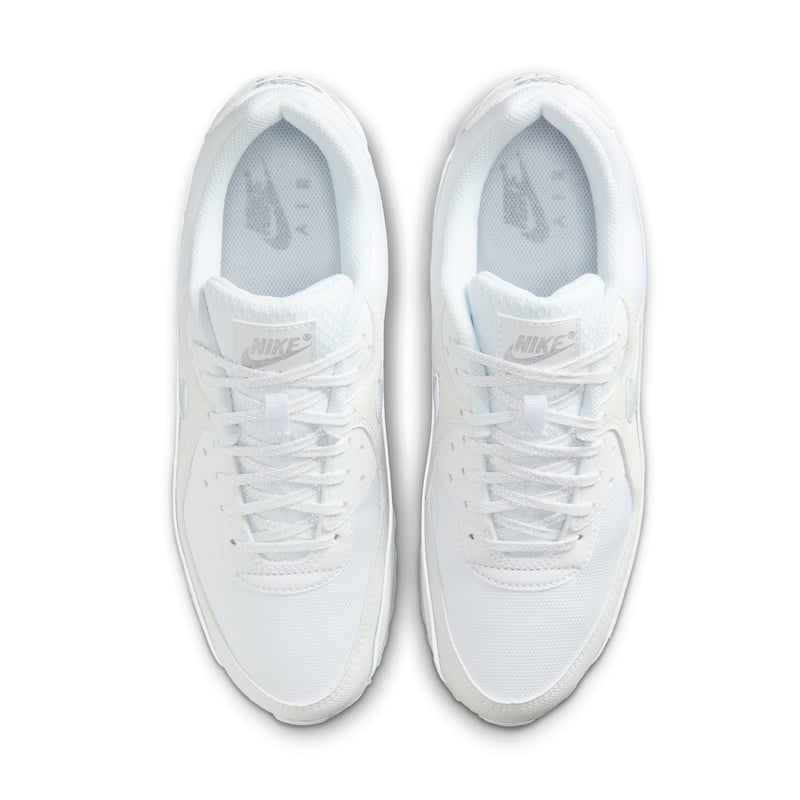 Nike Air Max 90 Premium sneakers "White & Metallic Silver" | Heren | Sportstyle | 04 | SPORTSHOWROOM