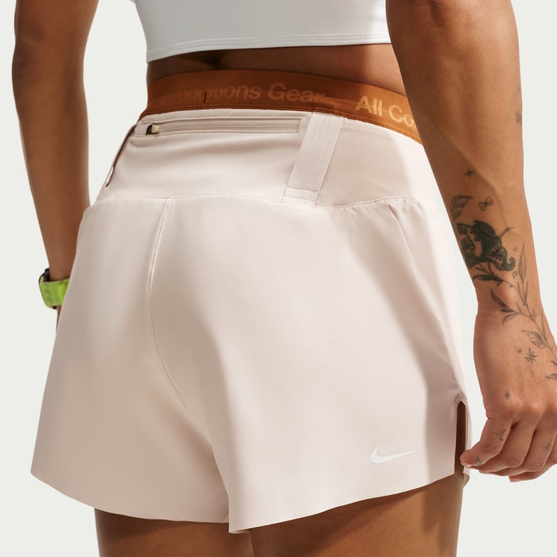 Nike ACG Dri-FIT Mid-Rise Brief-Lined Shorts "Light Orewood Brown & Light British Tan" | Women | Outdoor | 03 | SPORTSHOWROOM