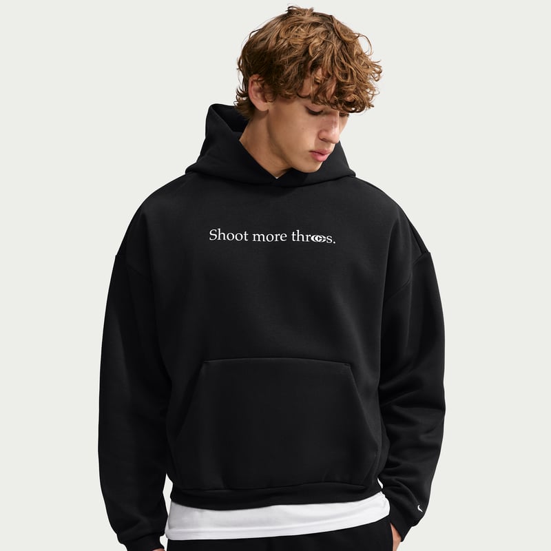 Nike Caitlin Clark Standard Issue Therma-FIT Brushed Pullover Hoodie "Black & Pale Ivory" | Heren | Basketbal | 01 | SPORTSHOWROOM