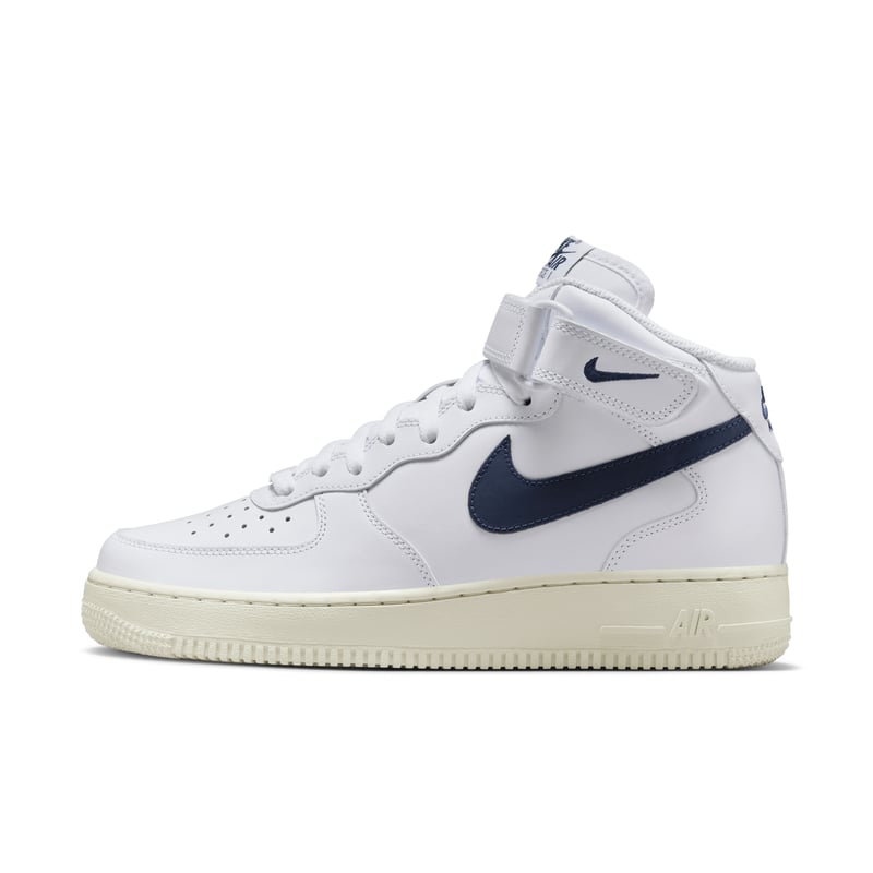 Nike Air Force 1 07 Mid White Midnight Navy DD9625 105 SPORTSHOWROOM