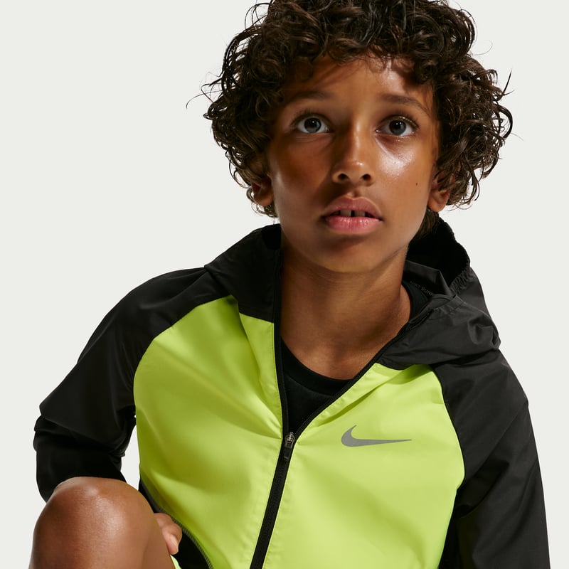 Jacket Nike Miler Repel UV "Black & Lemon Venom" | Enfant | | 03 | SPORTSHOWROOM