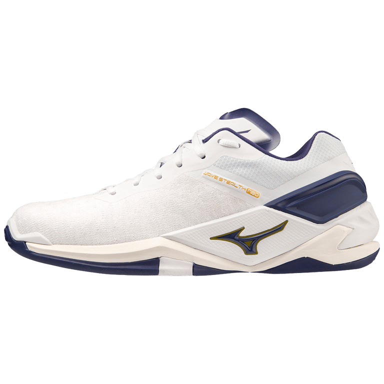 Обувки Mizuno Wave Stealth Neo "White & Blue Ribbon" | Жени & Мъже | Хандбал | 01 | SPORTSHOWROOM